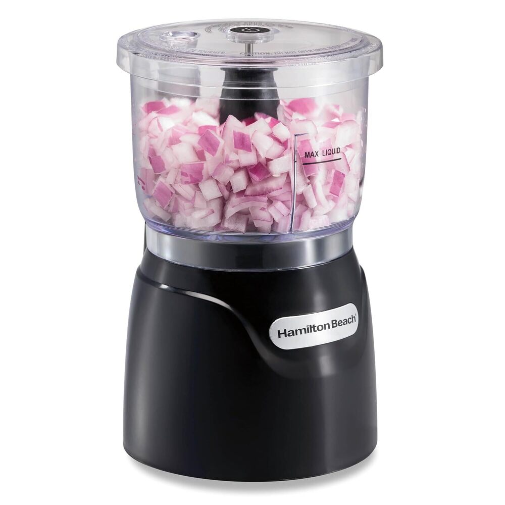Electric Vegetable Chopper & Mini Food Processor, 3-Cup, 350